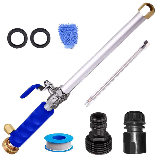 Hydro Jet High Pressure Power Washer Water Spray Gun Nozzle Wand House Cleaner-0