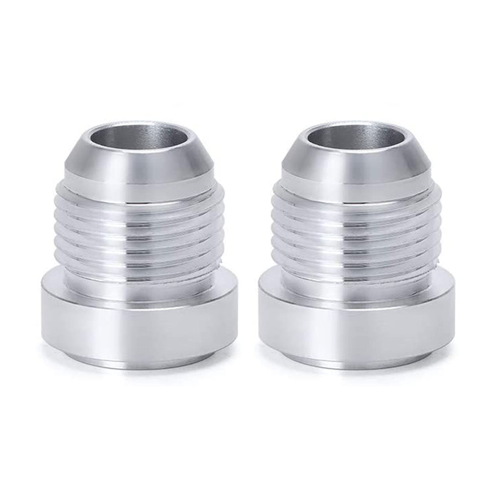 2x AN12 Male Aluminium weld on JIC bungs fitting -12AN JXSS032-12-A-1