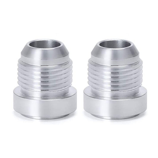 2x AN12 Male Aluminium weld on JIC bungs fitting -12AN JXSS032-12-A-1