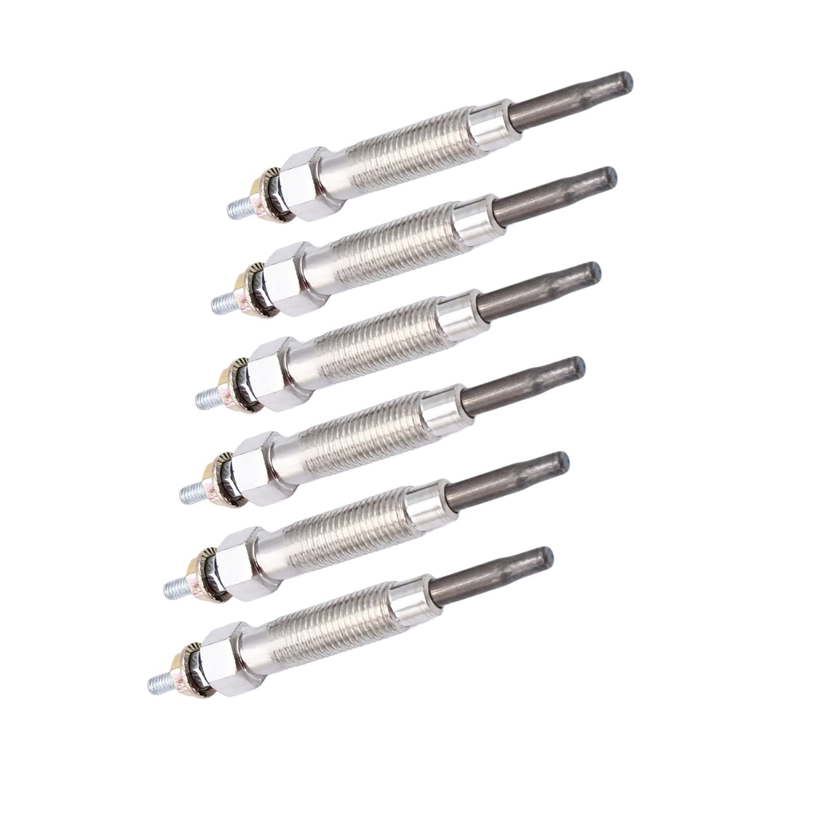 6x Glow Plugs Suitable For Nissan Patrol GU Y61 1997-2000 RD28Ti 2.8L Turbo Diesel 6Cyl-2