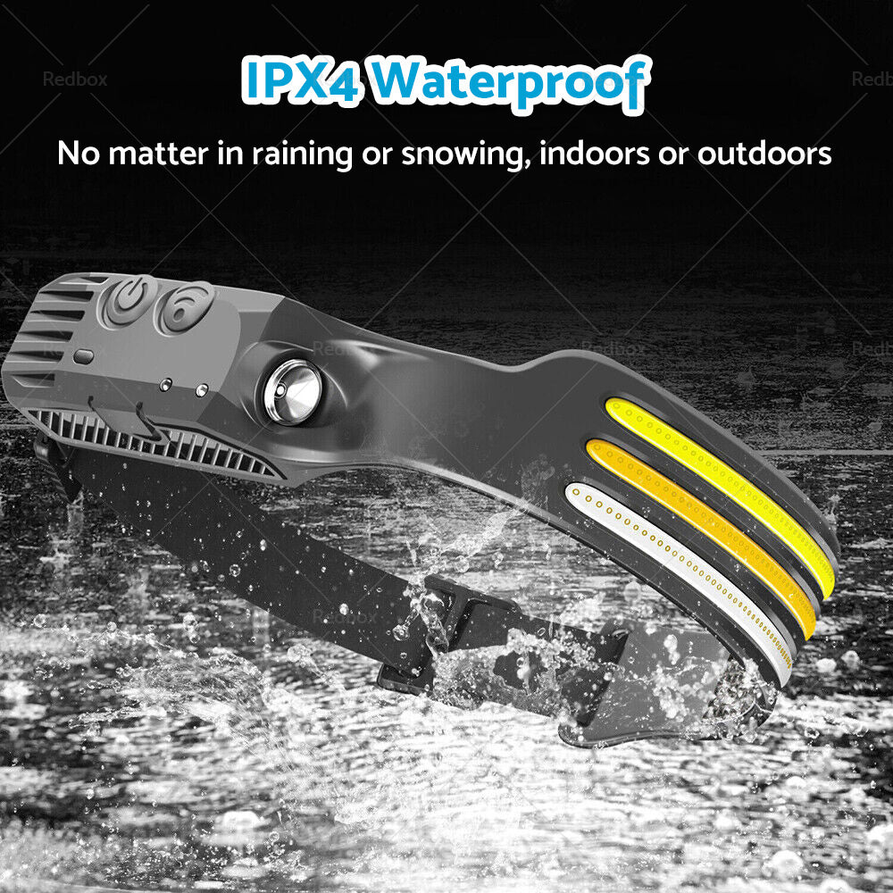 230 Angle LED Headlamp Head Torch Headlight Rechargeable Super Bright-4