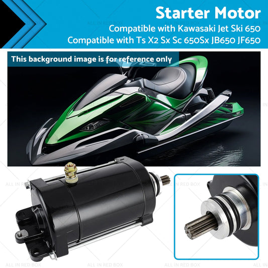 Starter Motor Suitable for Kawasaki Jet Ski 650 Ts X2 Sx Sc 650Sx JB650 JF650 Starter Motor Suitable for Kawasaki Jet Ski JS750 JT900 Sea-Doo GSX LTD XP DI Starter Motor Suitable for Kawasaki Jet Ski JF650 JT1100 Sea Doo GTX GSX XP RX-0
