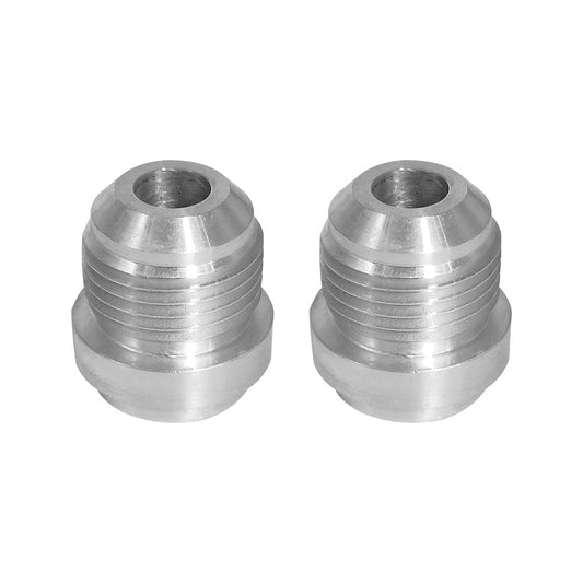 AN8 Male Aluminium Weld-On JIC Bungs x 2 Fitting -10AN JXSS032-10-A-0