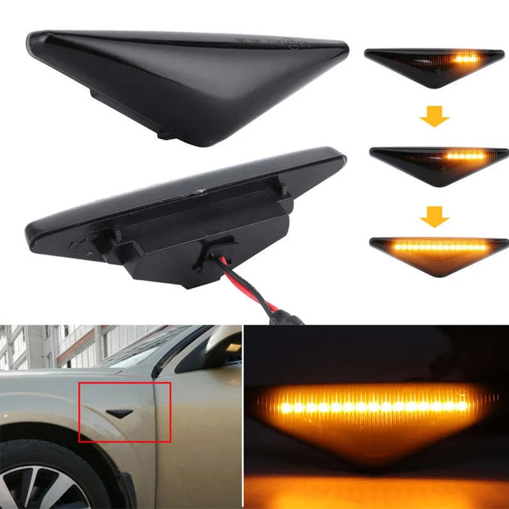 2x Side Indicator Guard LED Flasher Light Suitable For Ford Falcon XT XR6 XR8 FG 2008-2014-2