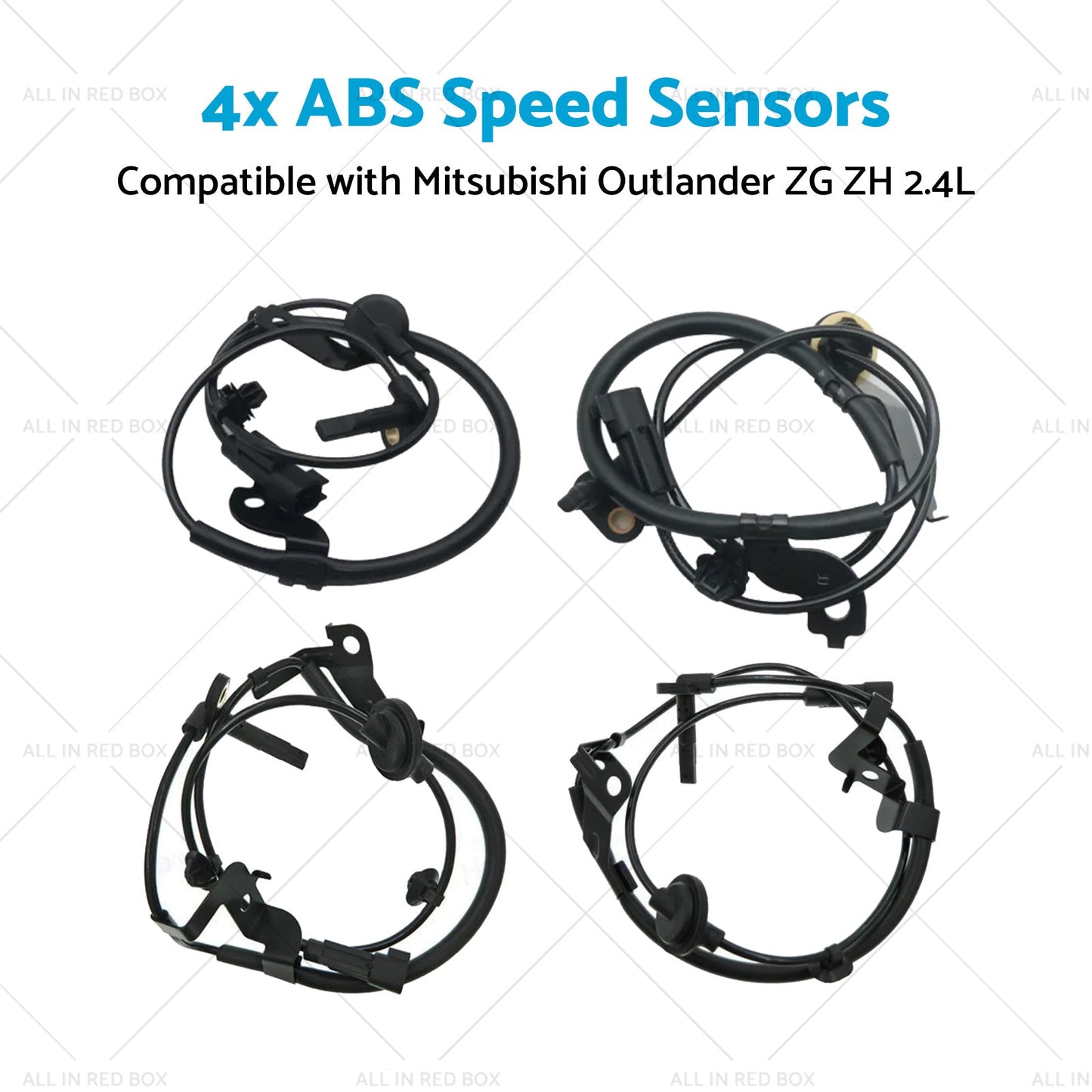 4670A576 4x ABS Speed Sensors Suitable for Mitsubishi Outlander ZG ZH 2. 4L 06-12-3