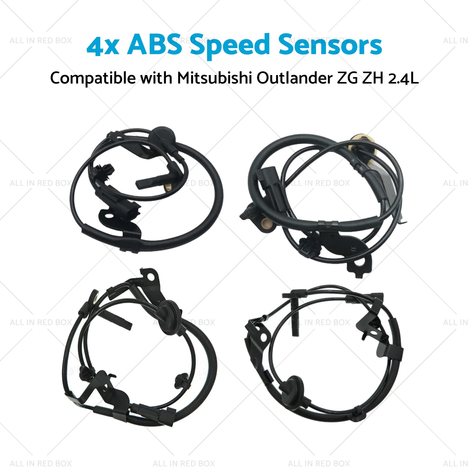 4670A576 4x ABS Speed Sensors Suitable for Mitsubishi Outlander ZG ZH 2. 4L 06-12-3