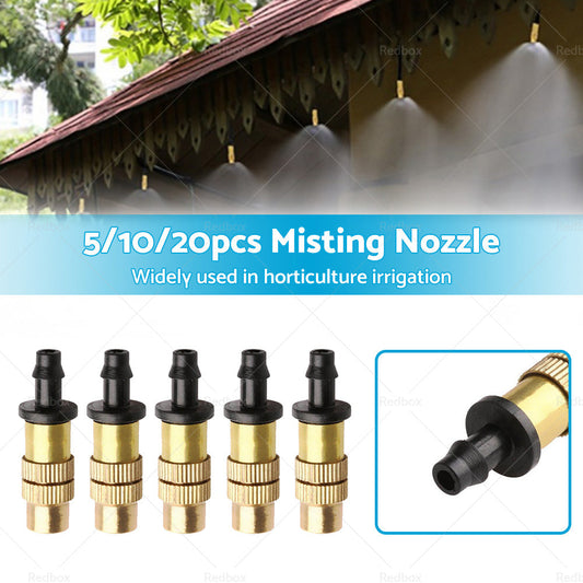 5-20x Brass Spray Misting Nozzle Sprinkler Head Garden Farm Irrigation Connector-1