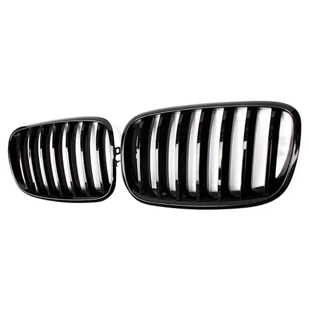 Front Bumper Kidney Grill Grille Gloss Suitable For BMW E70 X5 E71 X6 2007-2013-4
