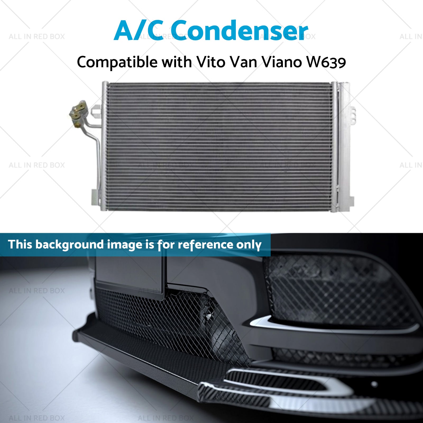 A/C Condenser Suitable for Vito Van Viano W639 6398350270 390mm 708mm 16mm-4
