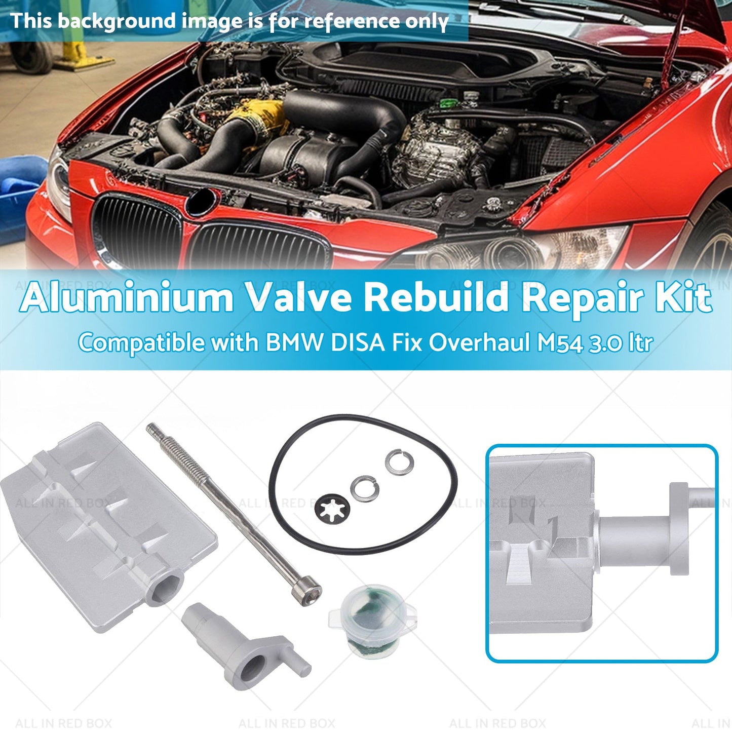 Valve Rebuild Repair Aluminium Kit Suitable for BMW DISA Fix Overhaul M54 3. 0-2