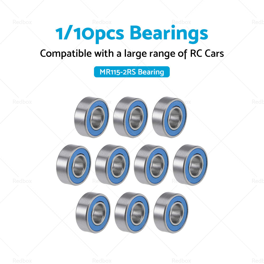 5x11x4mm Bearings Suitable for RC Tamiya 1150 HPI Savage Traxxas Axial Losi MR115-2RS-2