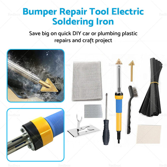 Plastic Welding Soldering Iron Kits Car Bumper Dashboard Kid Repair Welder Tool-1