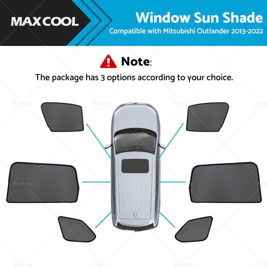 Car Window Sun Shade Suitable For Mitsubishi Outlander 2013-2022 Sun Blind Mesh-0