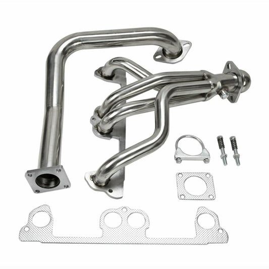 Exhaust Manifold Header with Downpipe Suitable For Jeep Wrangler YJ 1991–1995 2.5L L4-0