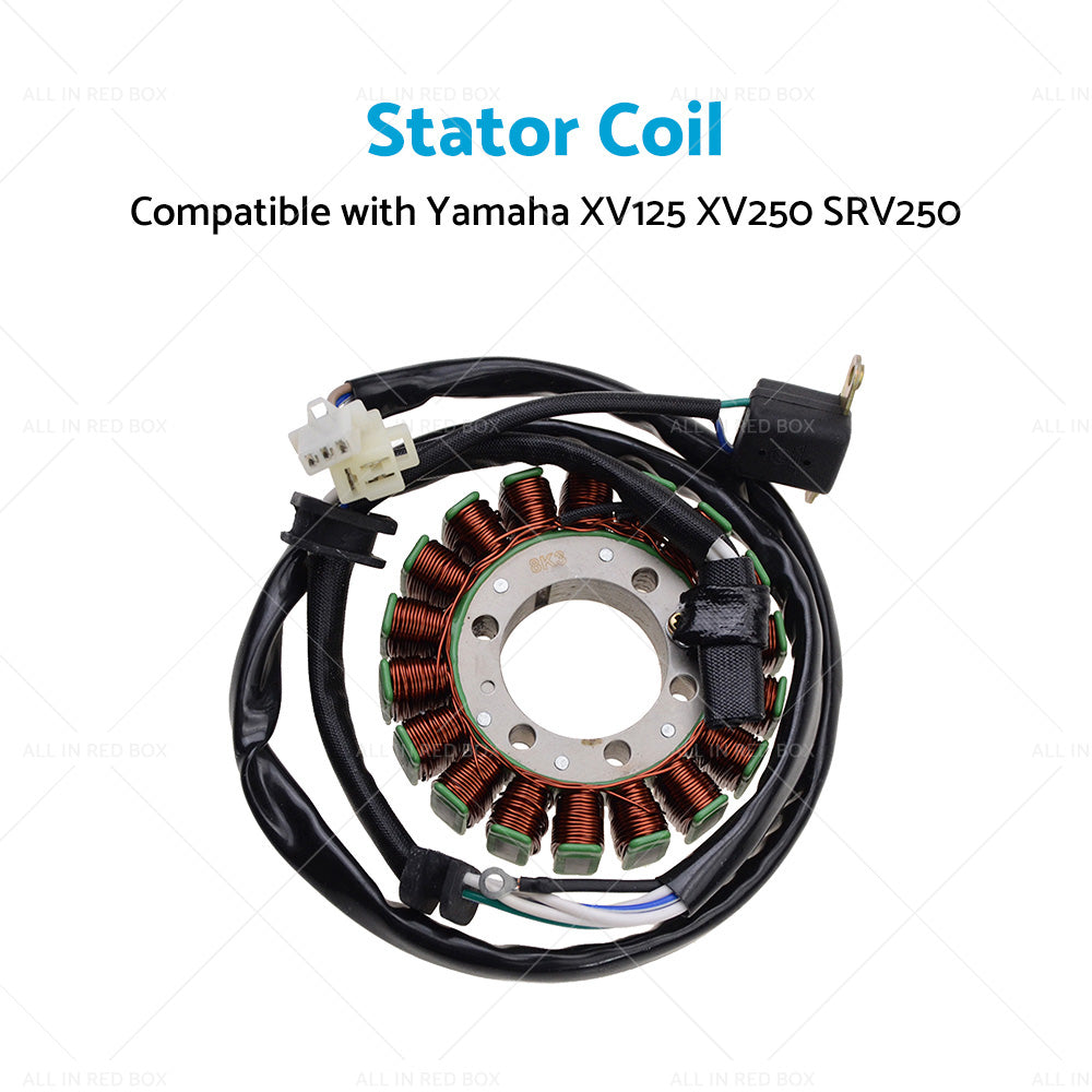 New Stator Coil Suitable For Yamaha XV125 Virago 125 XV250 SRV250 Renaissa XT600-3