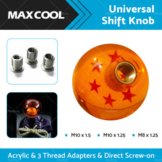 Dragon Ball Z Gear Shift Knob 7 Star With Thread Adapters to Suit Most Models-1