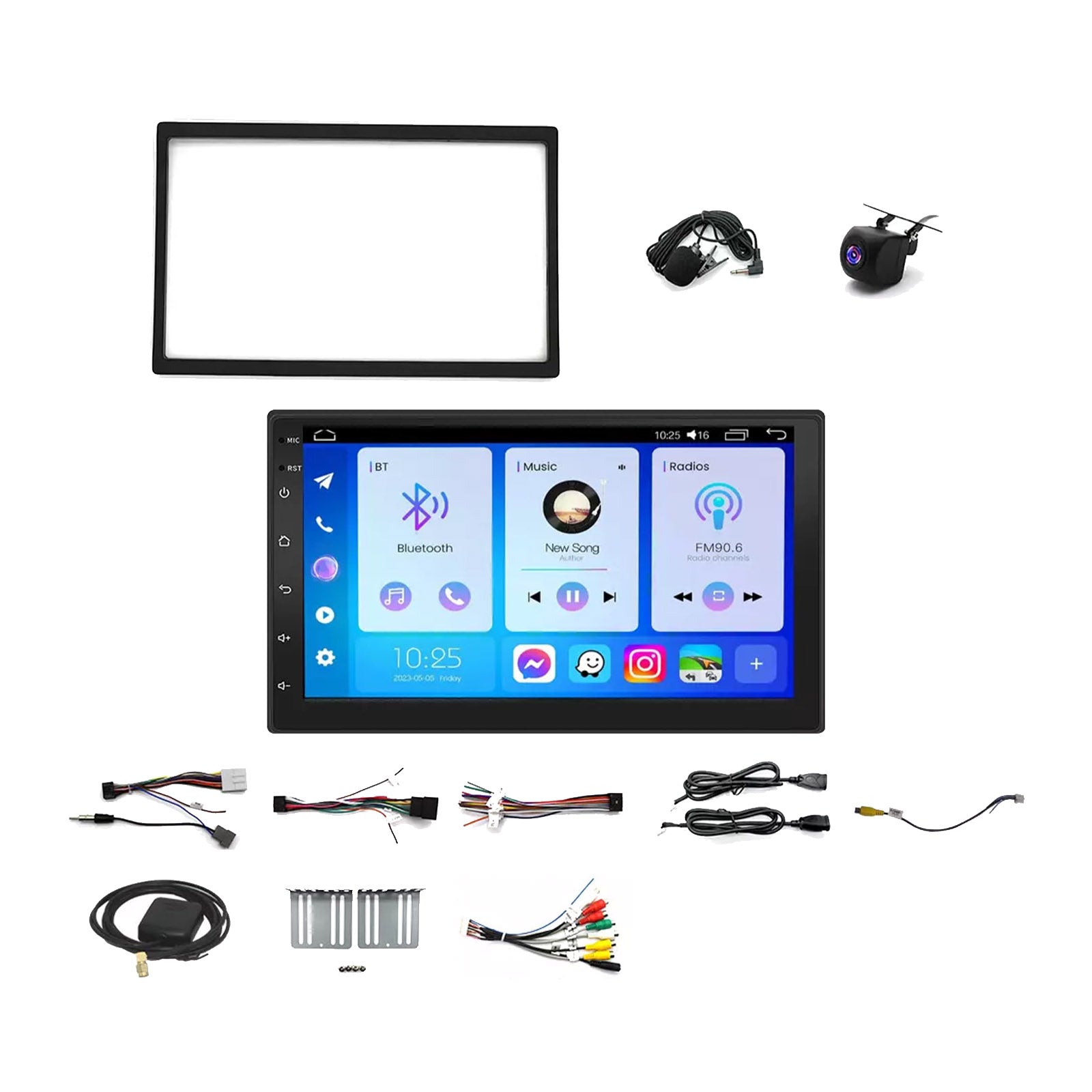 CarPlay  Head Unit Wireless Suitable For Nissan Micra 2007-2010 Android Navi+Cam-3