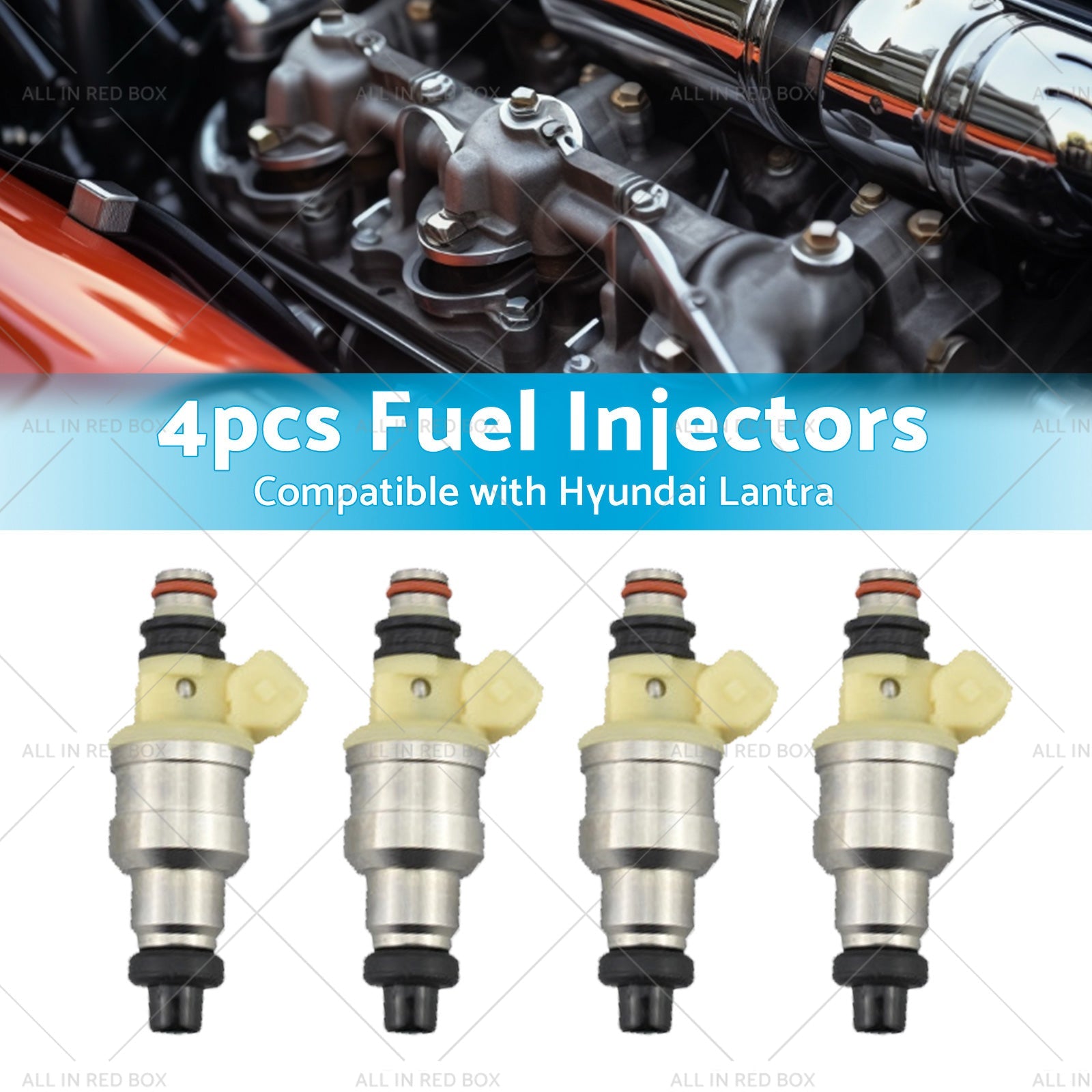 4pcs Fuel Injector Suitable For Hyundai Lantra J1 1. 6L G4CR NEW-2