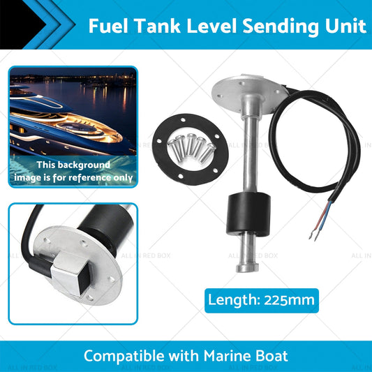 225mm Marine Boat Water Sender Fuel Tank Level Sending Unit Sensor 240-33ohm-1