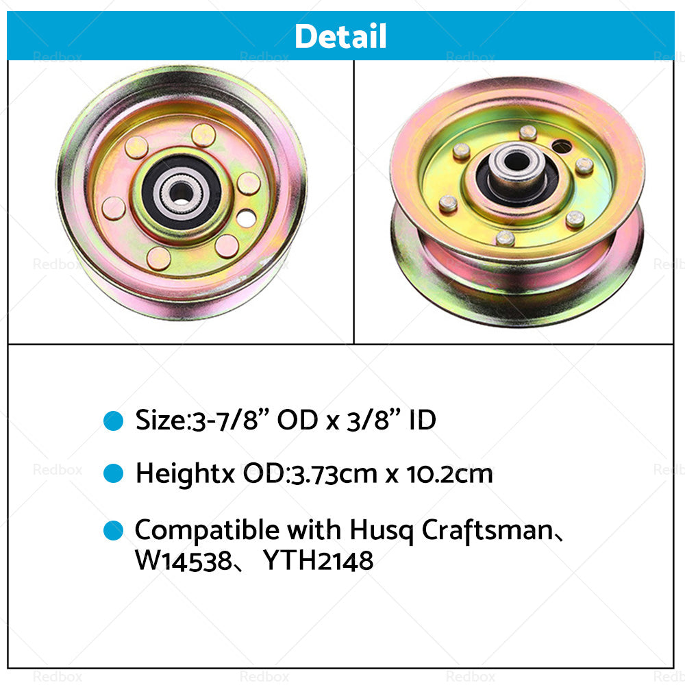 2xPulley Suitable For Husqvarna Jonsered Mowers 532 17 79 68 532 19 31 97 177968-4