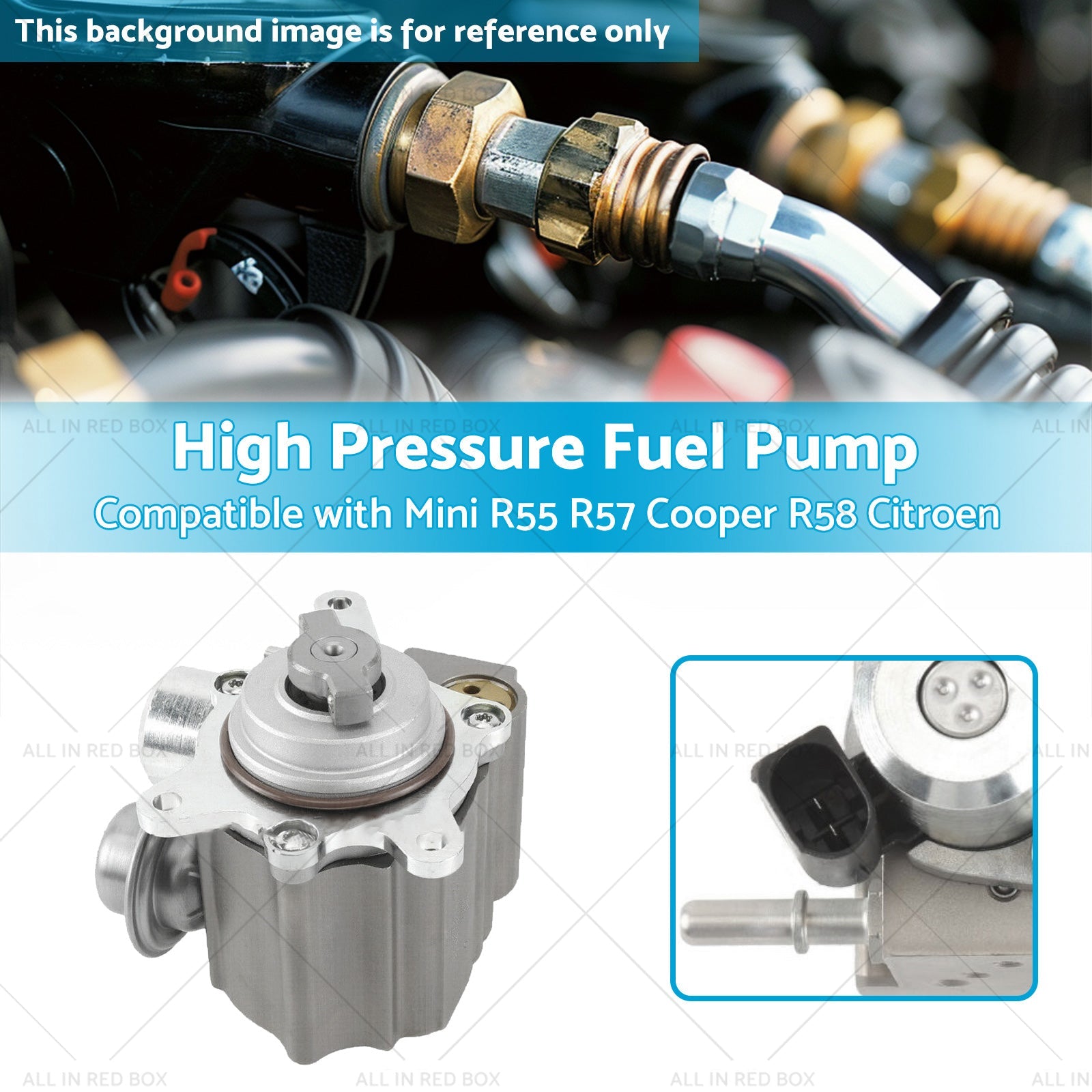 High Pressure Fuel Pump Suitable for BMW Mini R55 R57 Cooper R58 Citroen 07-21-2