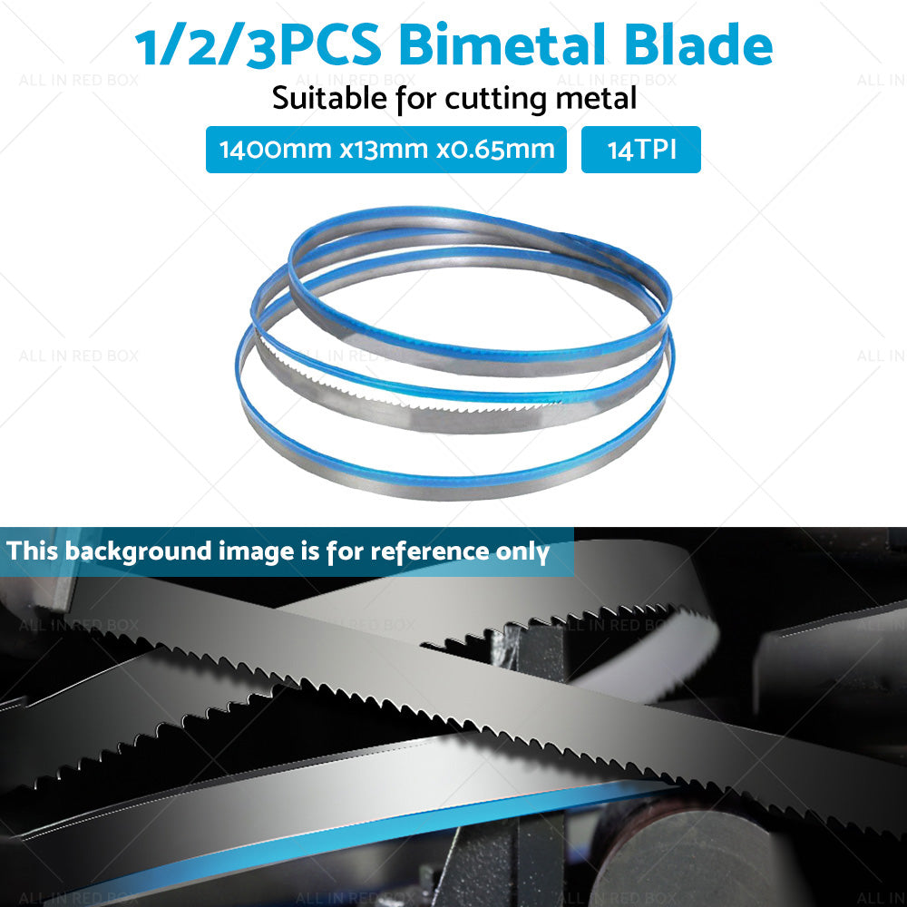 BI Metal Bimetal Band Saw Bandsaw Blade 1400mm x13mm x 14 TPI For Metal Cutting-2