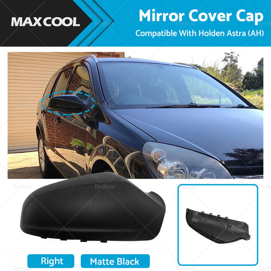 Right Side Matte Black Mirror Cover Cap Suitable For Holden Astra  AH  2005-2009-0