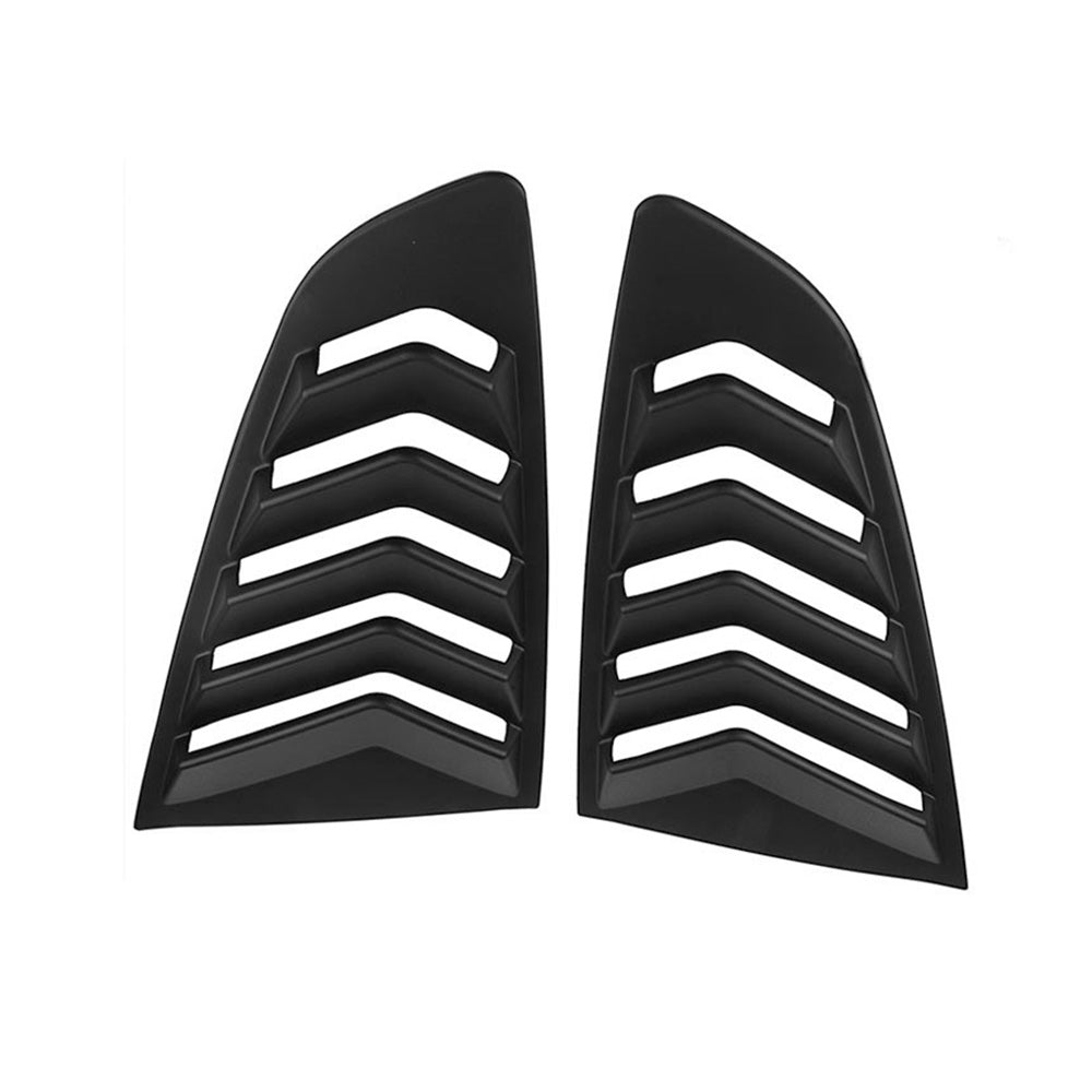 2x Side Window Louvers Sun Shade Cover Suitable For Ford Mustang 2015-2022-2