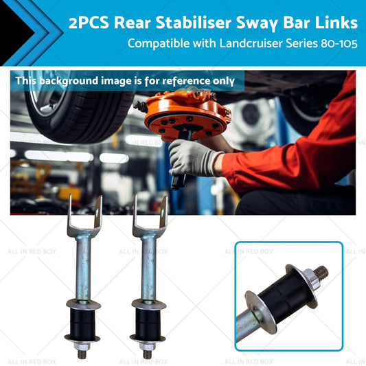 Pair Rear Stabiliser Sway Bar Links Suitable for Landcruiser Series 80-105-0