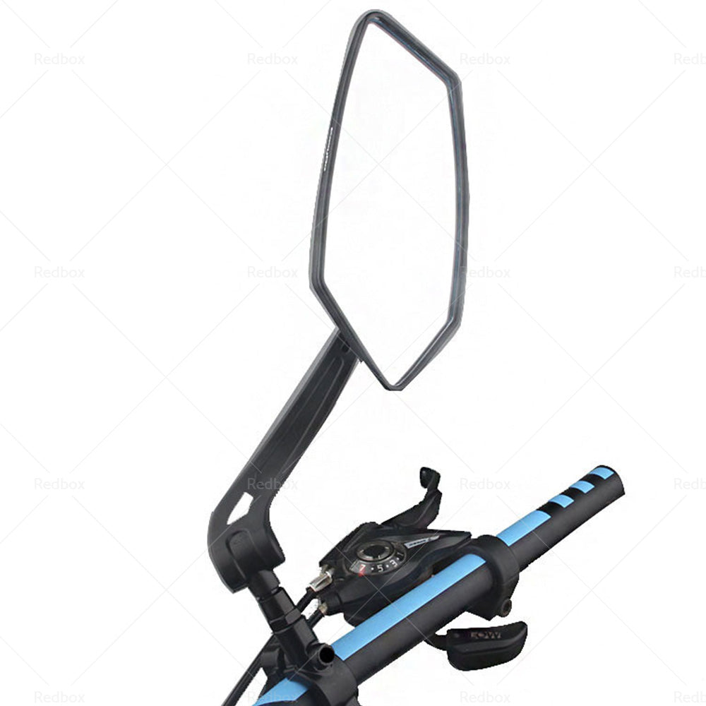 Bicycle Bike Cycle Handlebar Rear View Mirrors Rearview Rectangle Back Mirror-4