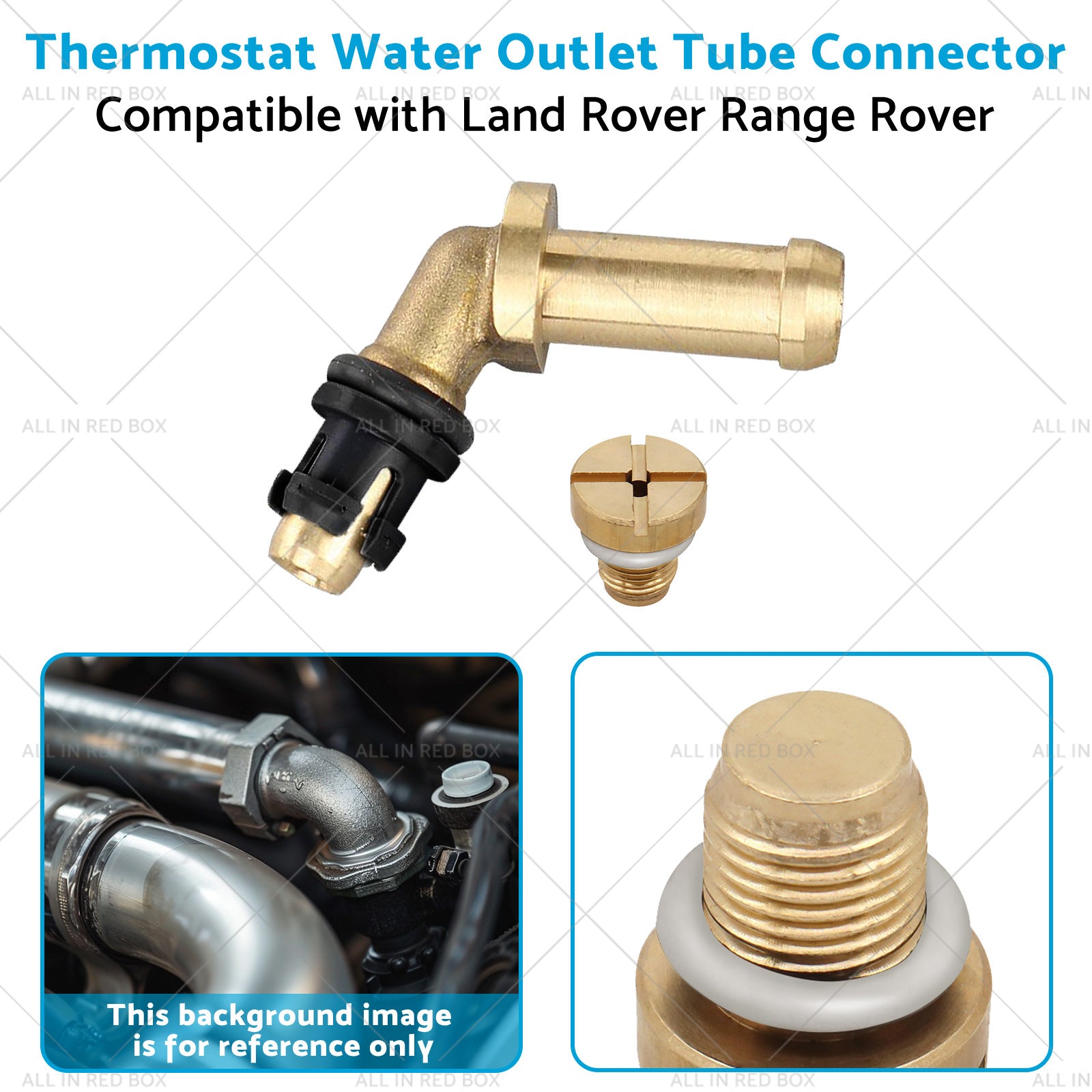 Thermostat Water Outlet Tube Connector Suitable for Land Rover Range Rover 10-13-3