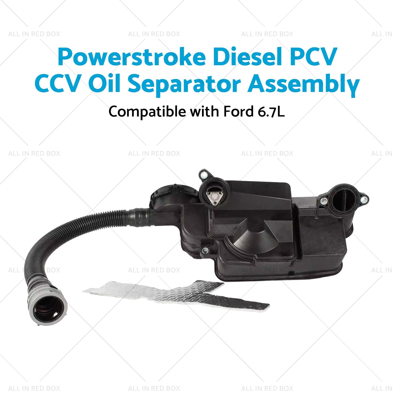Powerstroke Diesel PCV CCV Oil Separator Assembly Suitable for 11-16 Ford 6. 7L-3