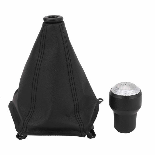 Gear Shift Knob 5 Speed + Shift Boot Frame Kit Suitable For Hyundai Tucson 2004-2009-0