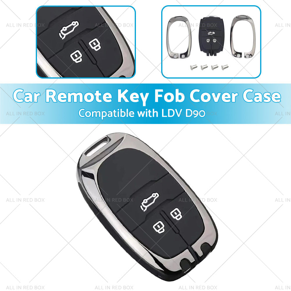 Zinc Alloy Remote Key Fob Case Cover Shell Suitable For LDV D90 3buttons Key Fob-2