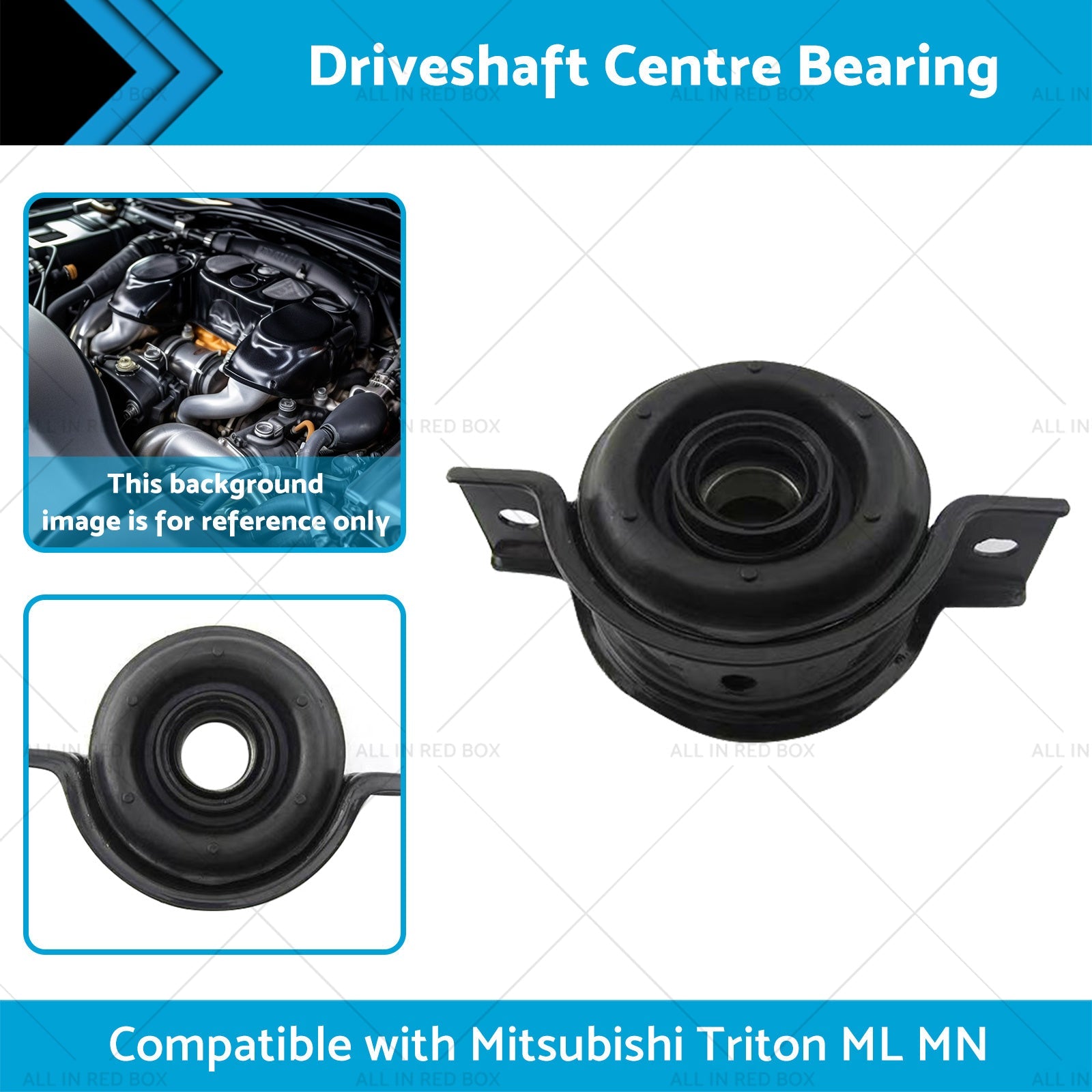 Driveshaft Centre Bearing Suitable for 06-13 Mitsubishi Triton ML MN 4X4 4WD 2X4-0