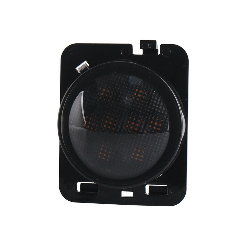 2x Front LED Side Marker Light Smoke Suitable For Jeep Wrangler JK 2007-2018-3
