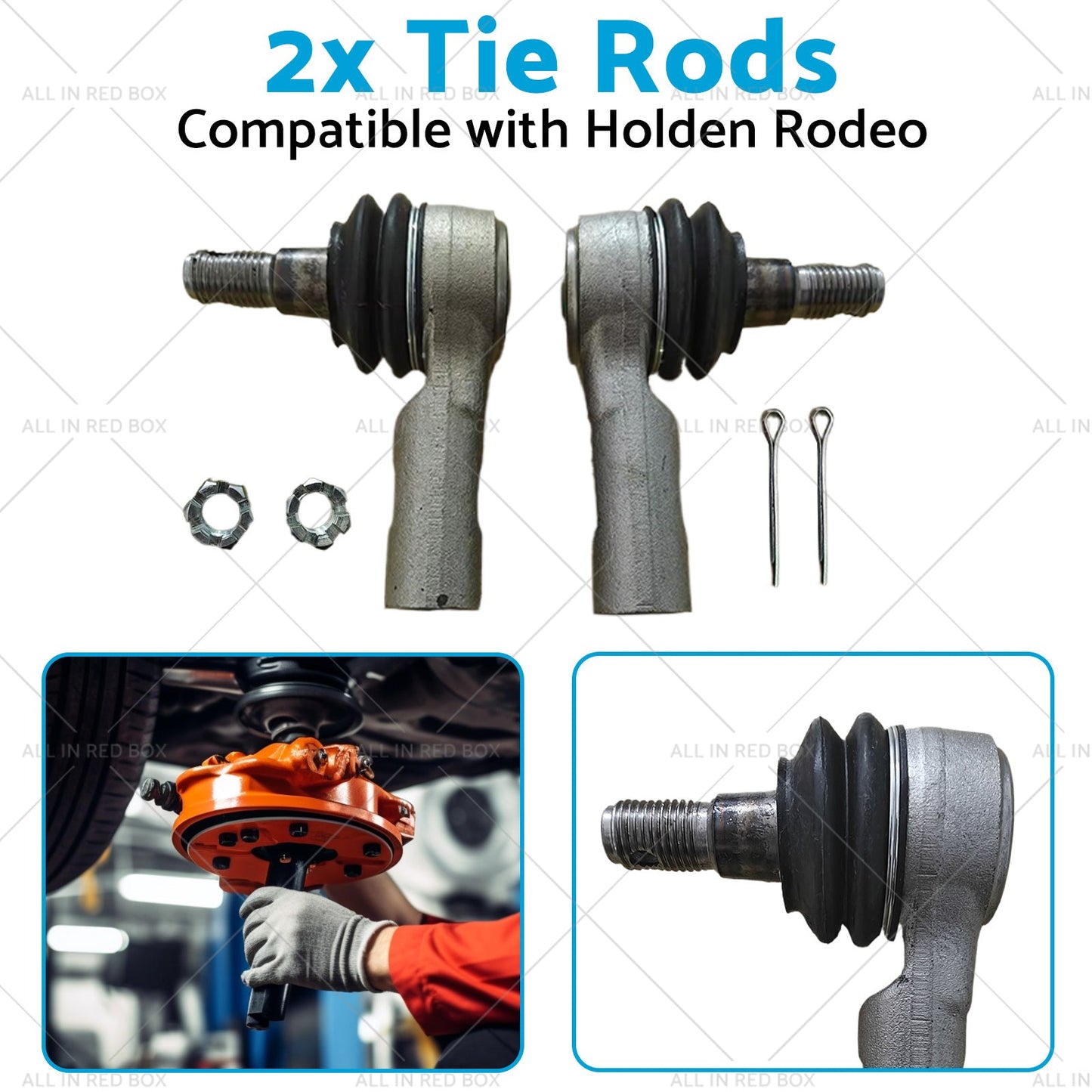 2x Tie Rods Suitable for Holden Rodeo RWD TFR TRS 89-03-3