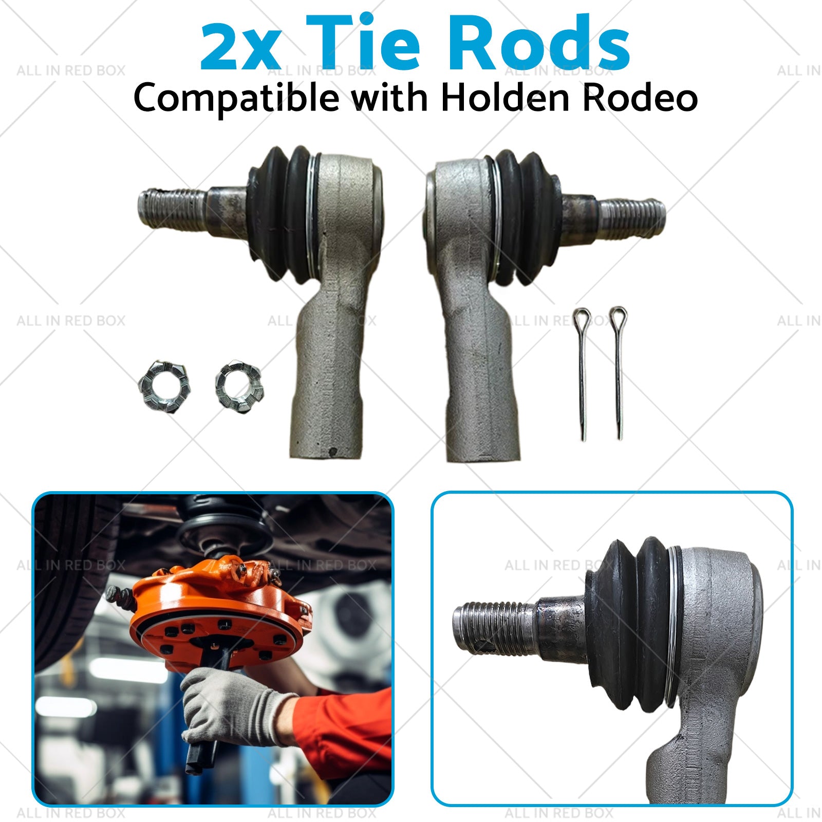 2x Tie Rods Suitable for Holden Rodeo RWD TFR TRS 89-03-3