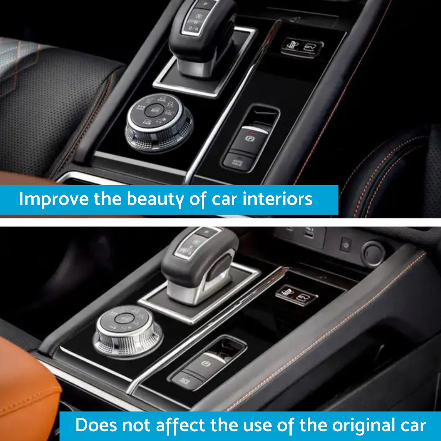 Gear Shift Knob Box Moulding Cover Suitable For Mitsubishi 2023 Car Accessories-3