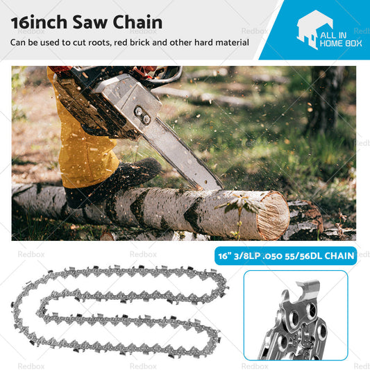 New Tungsten Carbide Chainsaw Chain 16inch 3 or 8LP. 050 55 or 56DL various saws-1