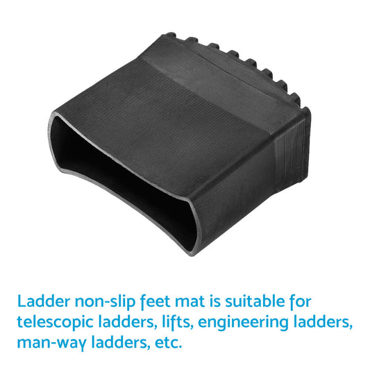 4Pcs Rubber Non Slip Ladder Feet Mat Cushion Replacement for Aluminum Ladder-1