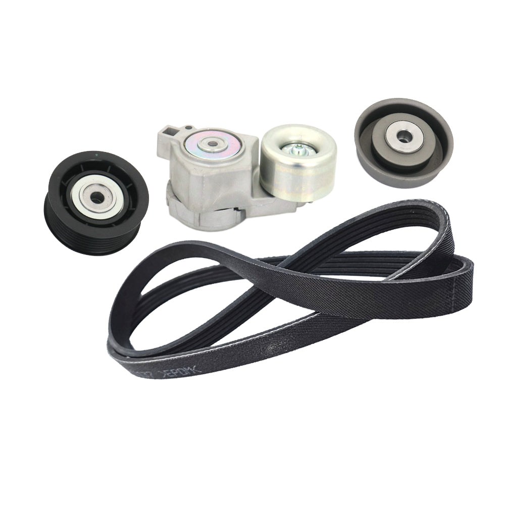 Drive Belt Idler Tensioner Pulley Kit Suitable for Pajero NM NP V6 3. 5L 6G74-0
