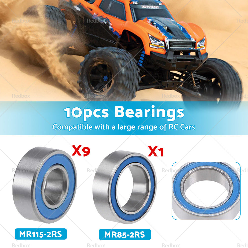 10X MR85-2RS MR115-2RS Bearing PTFE Rubber Seal For RC 2728 4606 5114 1213 B020-1