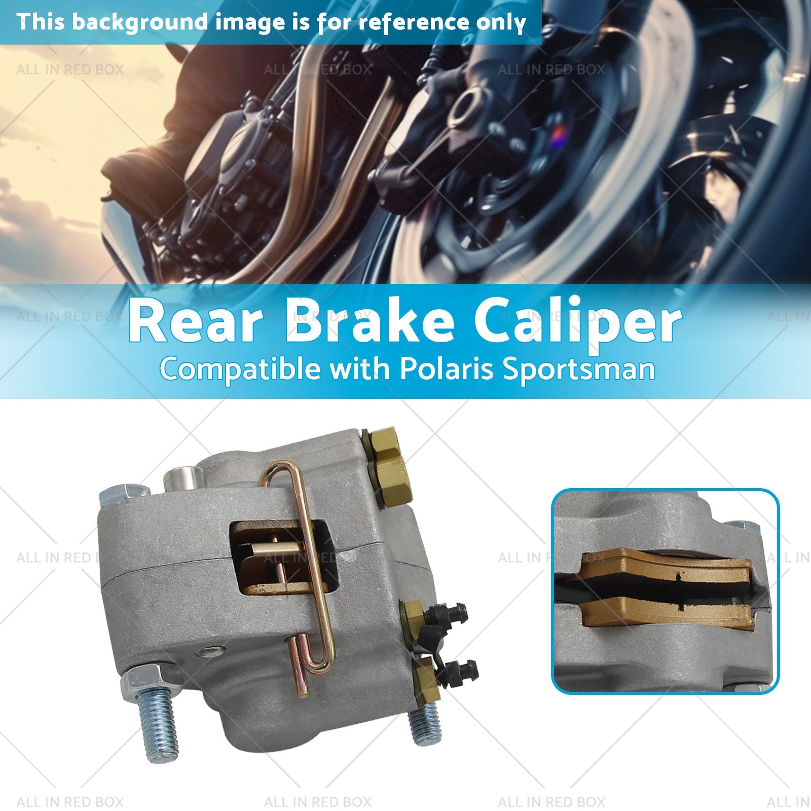 Rear Brake Caliper Suitable for Magnum 325 Polaris Sportsman 335 400 500 98-02-2