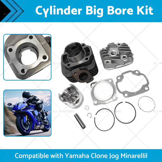 47mm Big Bore Head Cylinder Piston Kit Suitable for Yamaha Clone Jog50 to 70CC-1