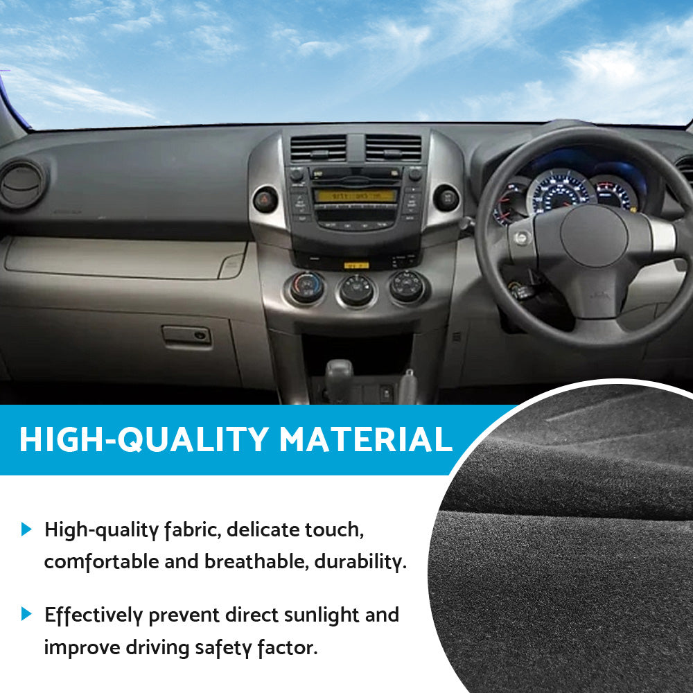 Dash Mat Suitable For Toyota RAV4 ACA33R 30 Series CV 2005-2012 Dashboard Cover-3