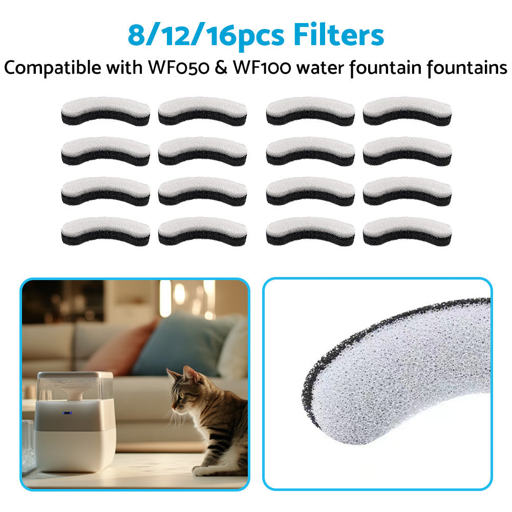 Filter Replacement Suitable for WF050 WF060 Pet Cat Water Fountain Fountains-4