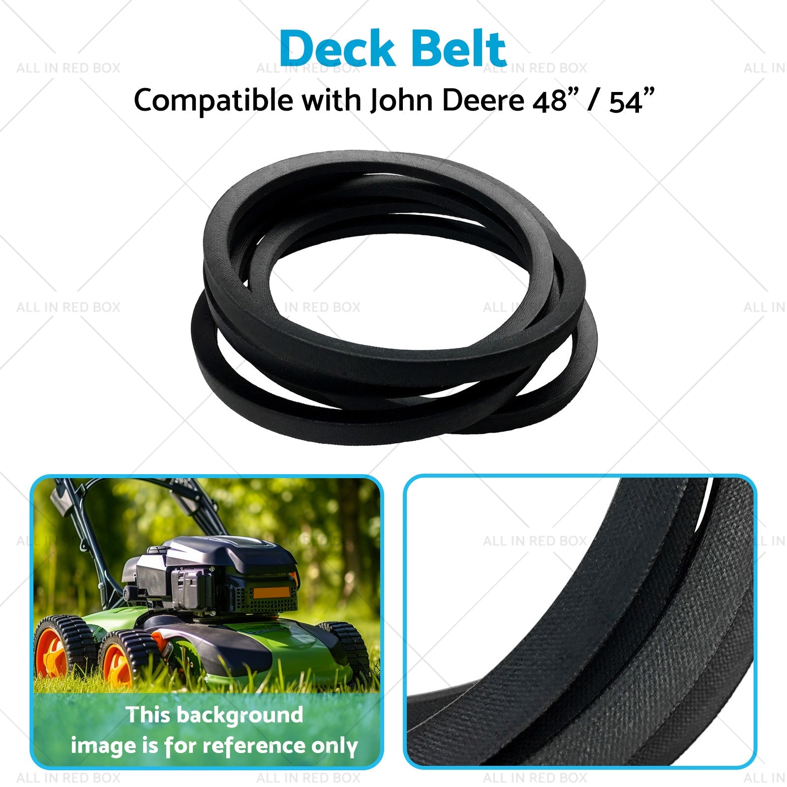 Deck Belt Suitable for John Deere 48inch   54inch Cut ZTrak Z355R GX26422 Z355E Z365R-4
