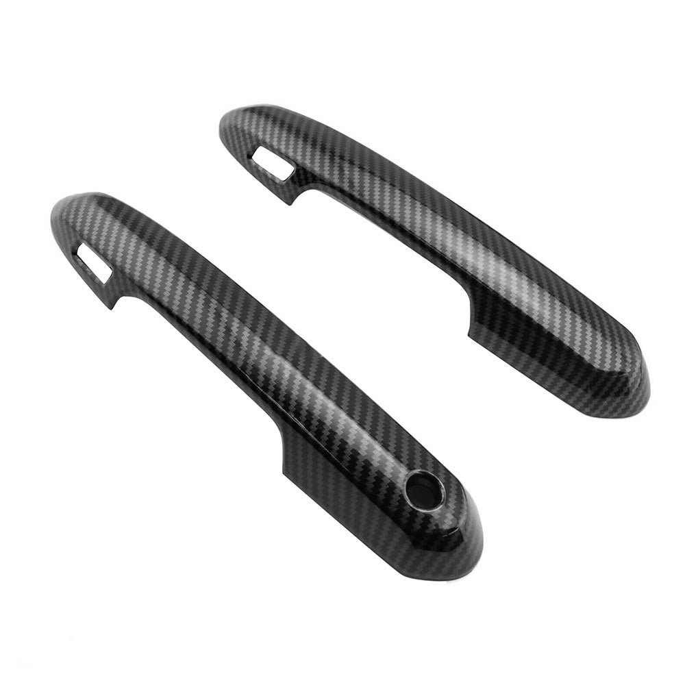 Carbon Fiber Door Handle Cover + Surrounds Suitable For Toyota RAV4 Hybrid Edge 2019-2023-2