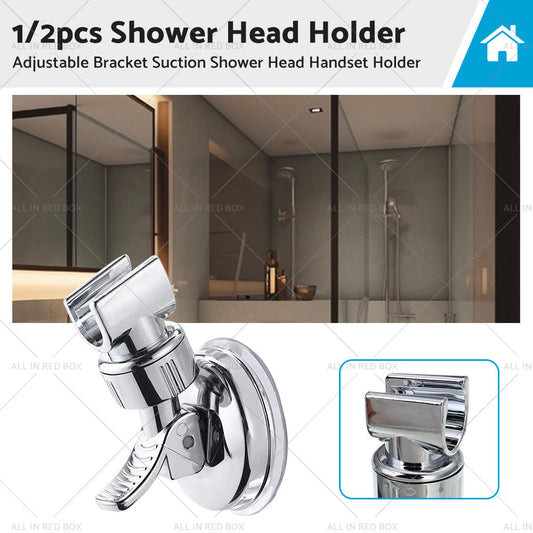 1/2PCS Adjustable Bracket Suction Shower Head Handset Holder Bathroom Wall Mount-0